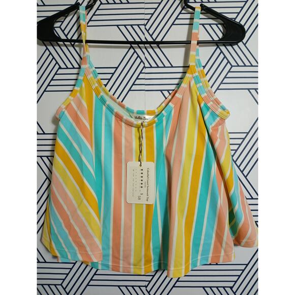Matilda Jane Other - NWT Matilda Jane Colorful Coast Tankini Size XXL